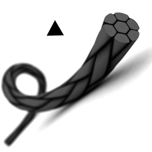 Fil de suture soie triangulaire ▲
