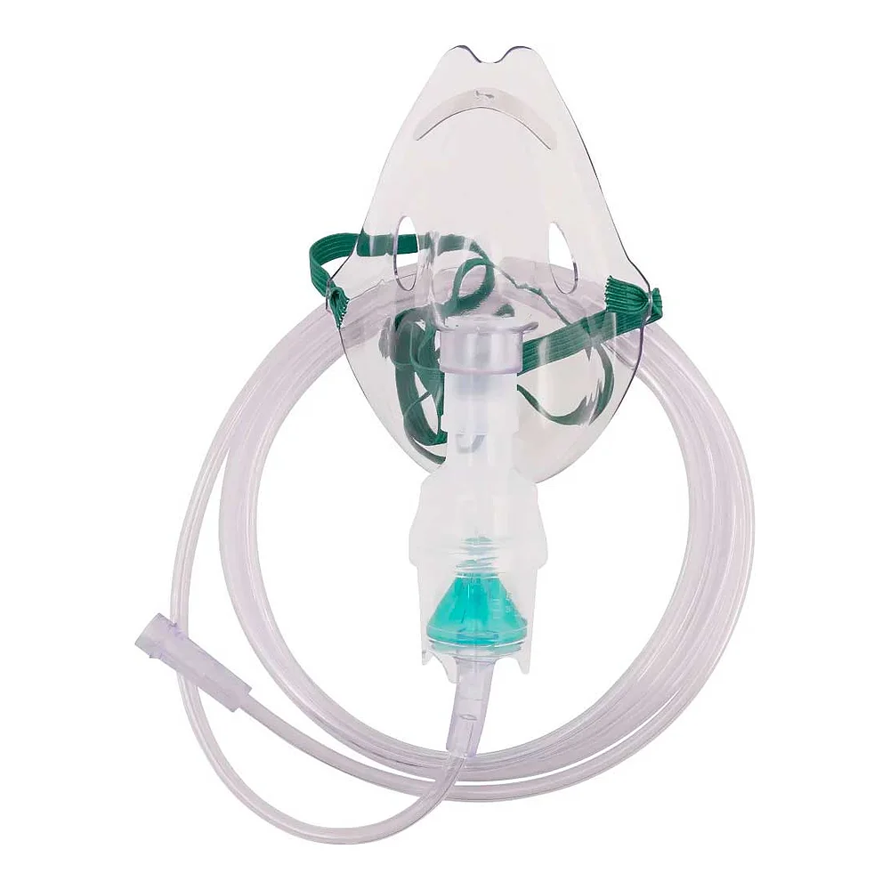 Masque de nébulisation adulte transparent avec réservoir et tubulure